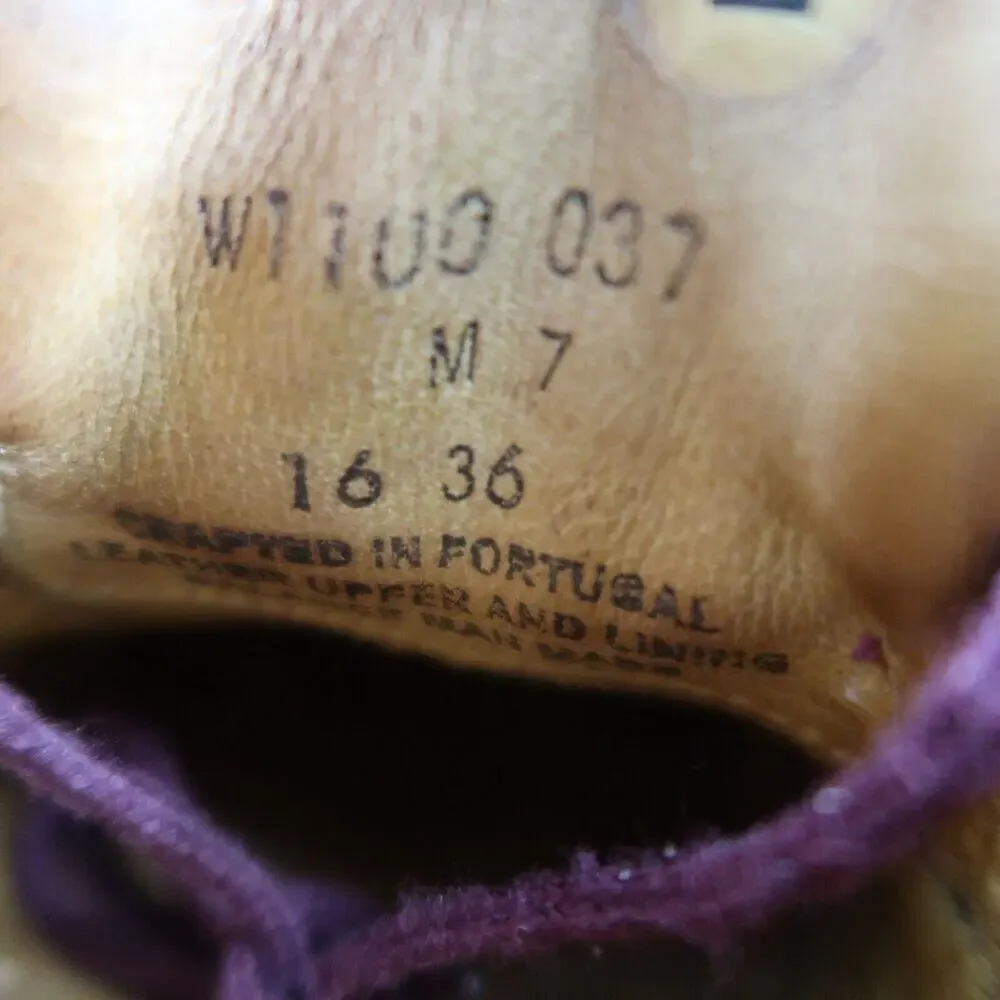 Samuel Hubbard Shoes Women 7 Sneaker Oxford Derby Leather Comfort Lifestyle Plum